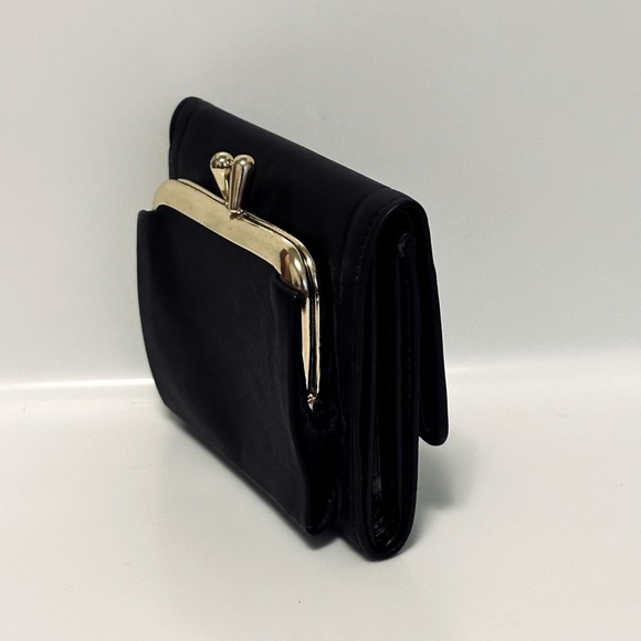 Vintage Princess Gardner Black Leather Wallet - Picture 6 of 13